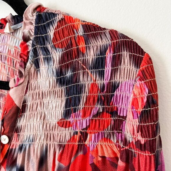 Soft Surroundings Celandine Floral Blouse - Picture 6 of 16